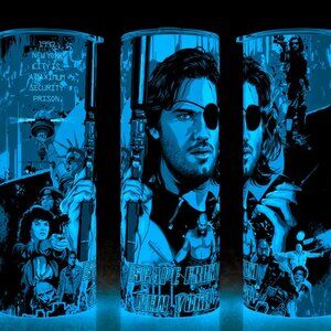 Glow in the Dark Escape from New York 80s Kurt Russell Movie Cup Mug Tumbler